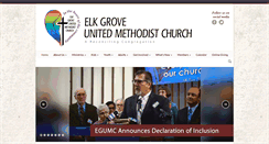 Desktop Screenshot of elkgroveumc.org