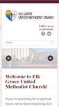 Mobile Screenshot of elkgroveumc.org